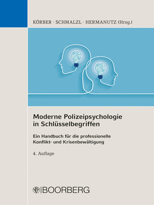 cover image of Moderne Polizeipsychologie in Schlüsselbegriffen
